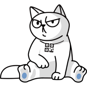 QR Cat – Monobank’s feline guardian of your financial well-being.
