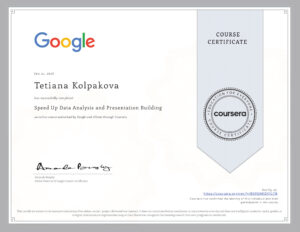Google: Speed Up Data Analysis and Presentation Building
