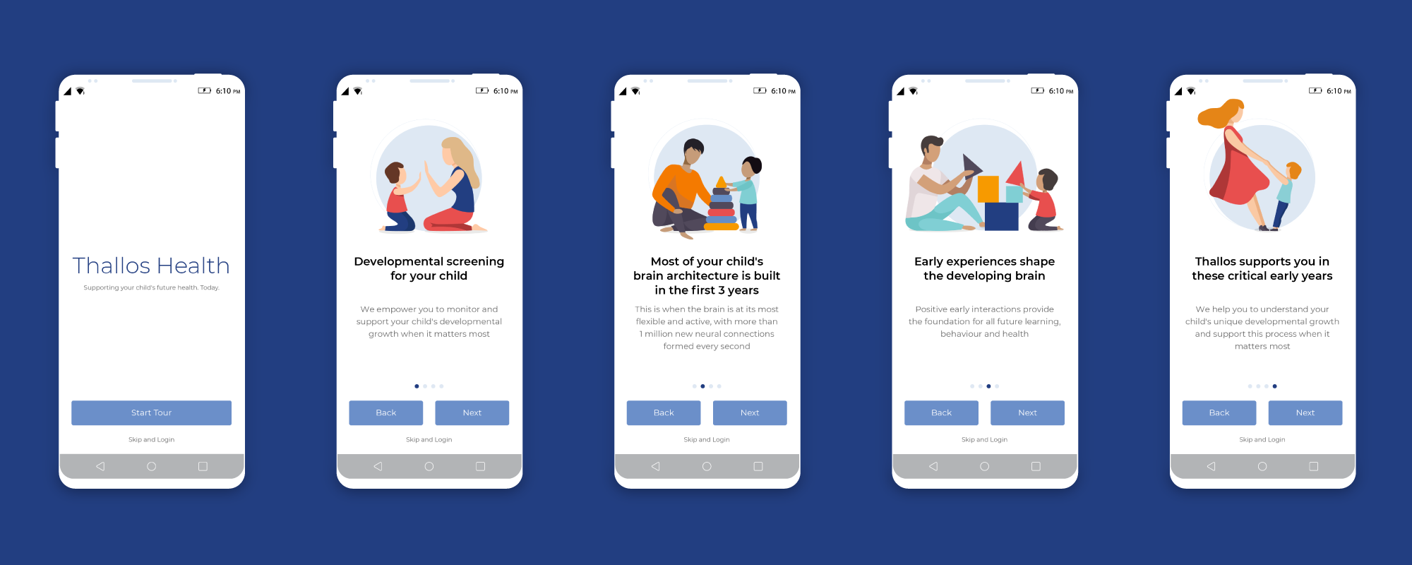 Thallos Health Onboarding: Guiding Parents in Child Mental Health Tracking
